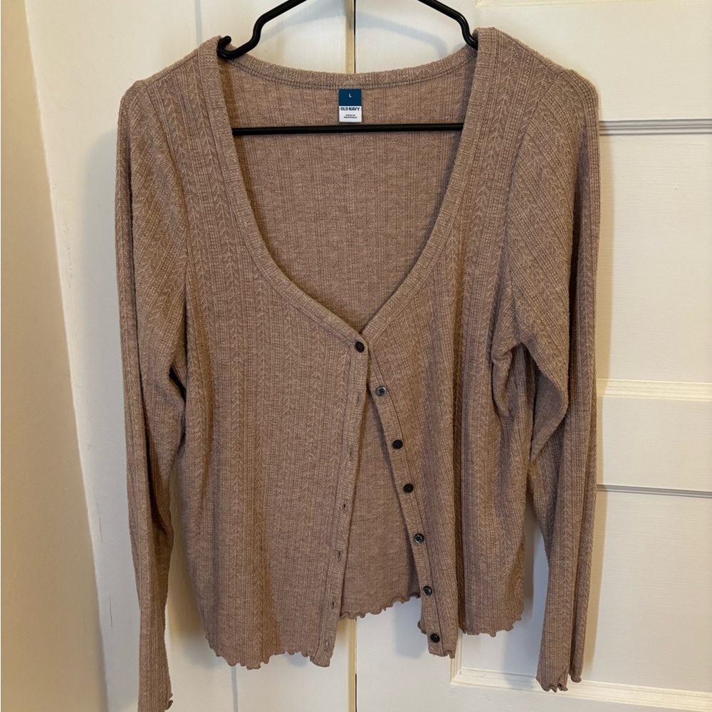 Old Navy Women's Brown Cardigan Sweater